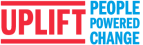 Uplift logo: Uplift - People Powered Change